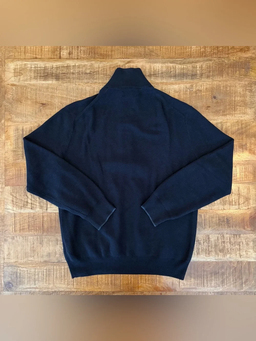Polo Ralph Lauren Mesh-Knit Pima Cotton 1/4 Zip Pullover Sweater